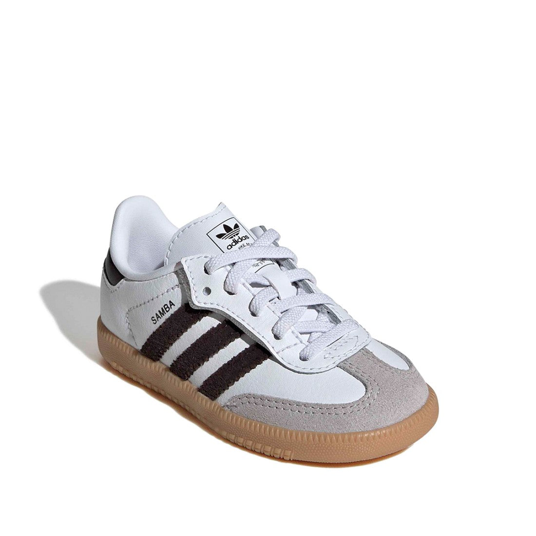 Adidas Originals Samba OG CF EL I Sneakers Lifestyle Bambino Bianco Cioccolato - JQ2030