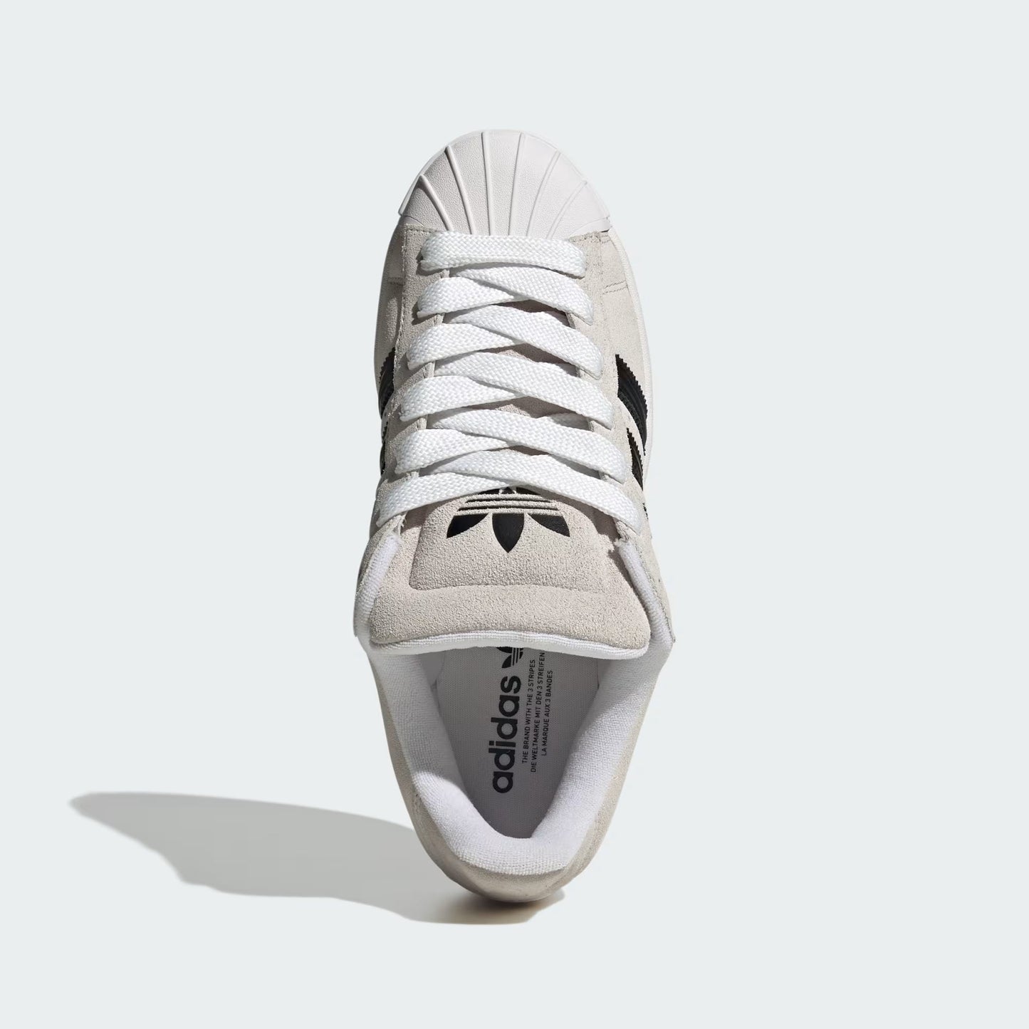 Adidas Originals Superstar ST Sneakers Uomo Bianche Punta Conchiglia Pelle Scamosciata - KI3511