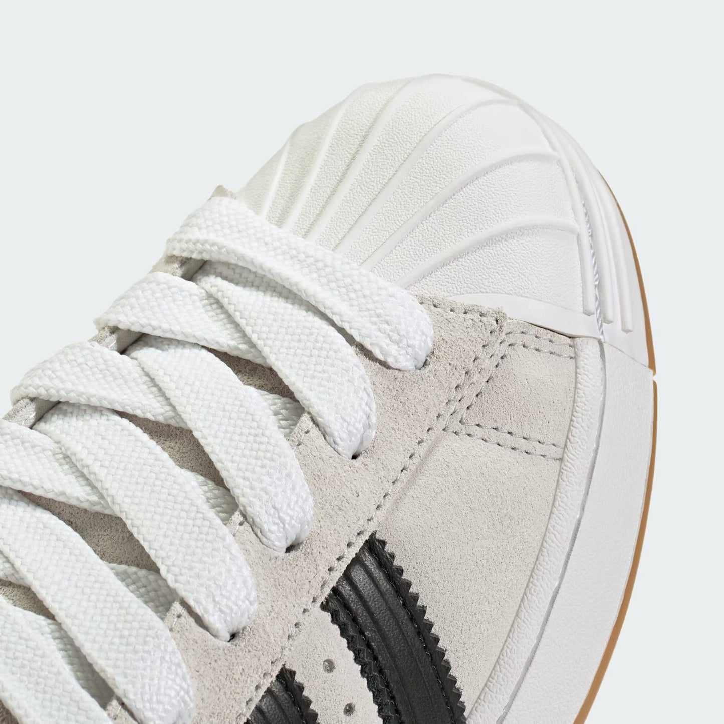 Adidas Originals Superstar ST Sneakers Uomo Bianche Punta Conchiglia Pelle Scamosciata - KI3511