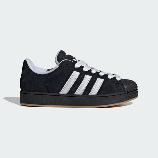 Adidas Originals Superstar ST Sneakers Uomo Nere Punta Conchiglia Pelle Scamosciata - KI3512