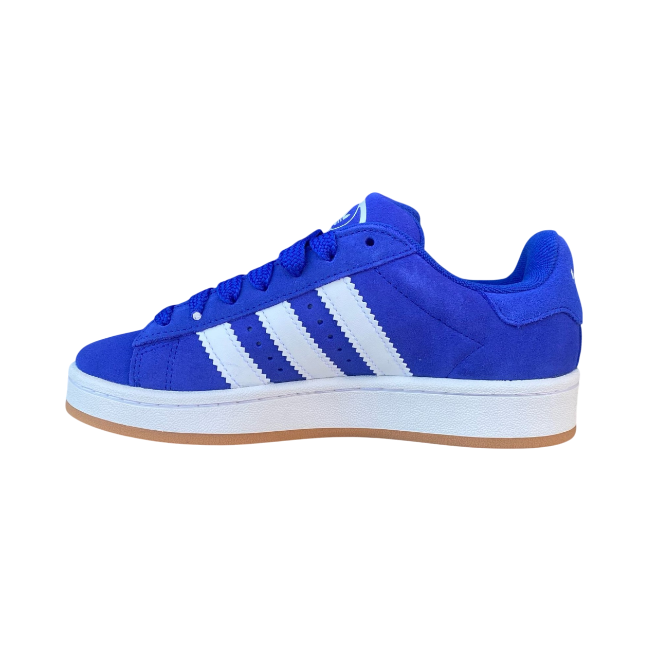 Adidas Originals scarpa sneakers da ragazzi Campus 00s HJ6333 blu semilucido-bianco-gomma