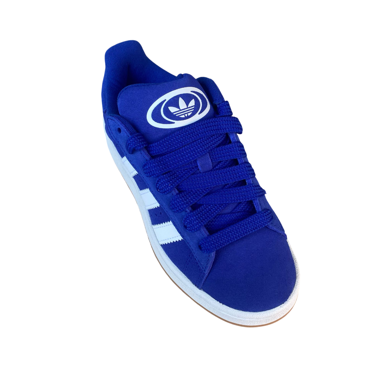 Adidas Originals scarpa sneakers da ragazzi Campus 00s HJ6333 blu semilucido-bianco-gomma