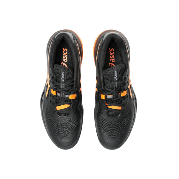 Asics Gel-Resolution X Clay Scarpe Tennis Uomo Terra Battuta Nero Arancio - 1041A485-001