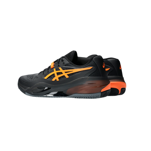 Asics Gel-Resolution X Clay Scarpe Tennis Uomo Terra Battuta Nero Arancio - 1041A485-001