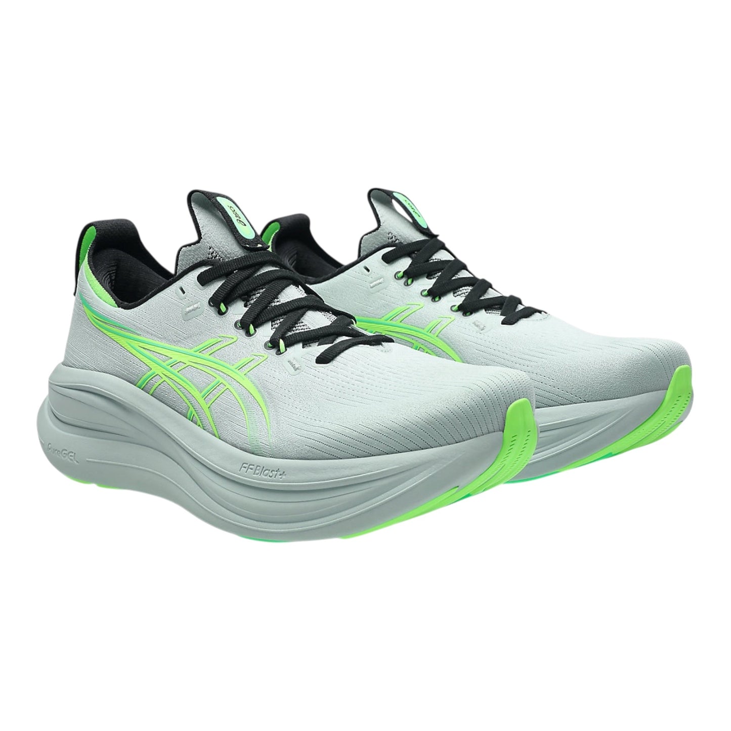 Asics Gel-Nimbus 28 1011C127-400 Scarpe Running Uomo Muschio Verde