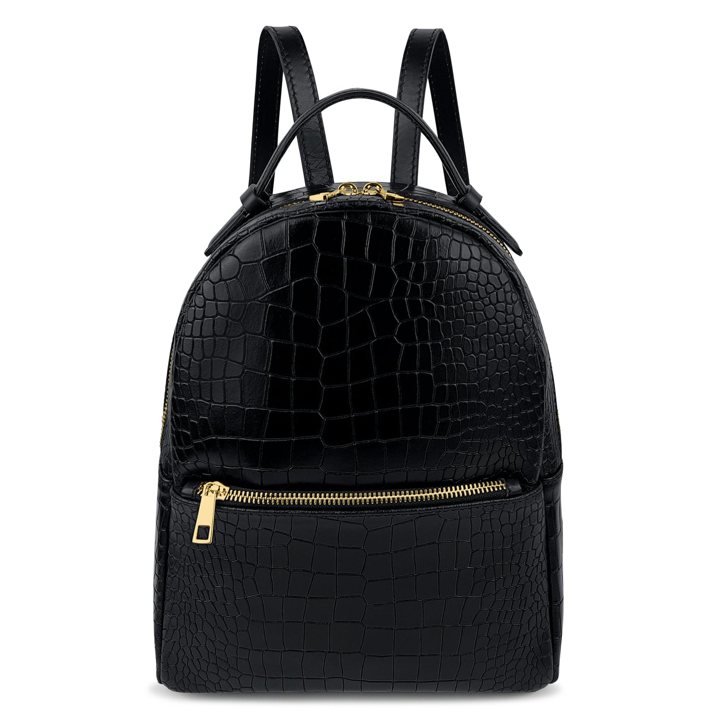 Parubi, Zaino Donna, In Vera Pelle Grana Dollaro, Made in Italy, Modello Amelia