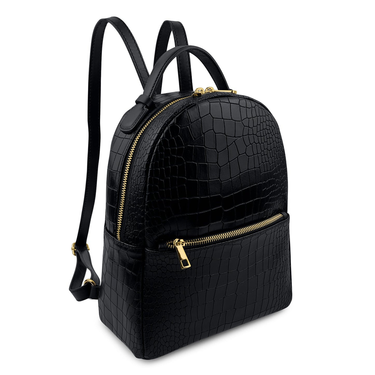 Parubi, Zaino Donna, In Vera Pelle Grana Dollaro, Made in Italy, Modello Amelia