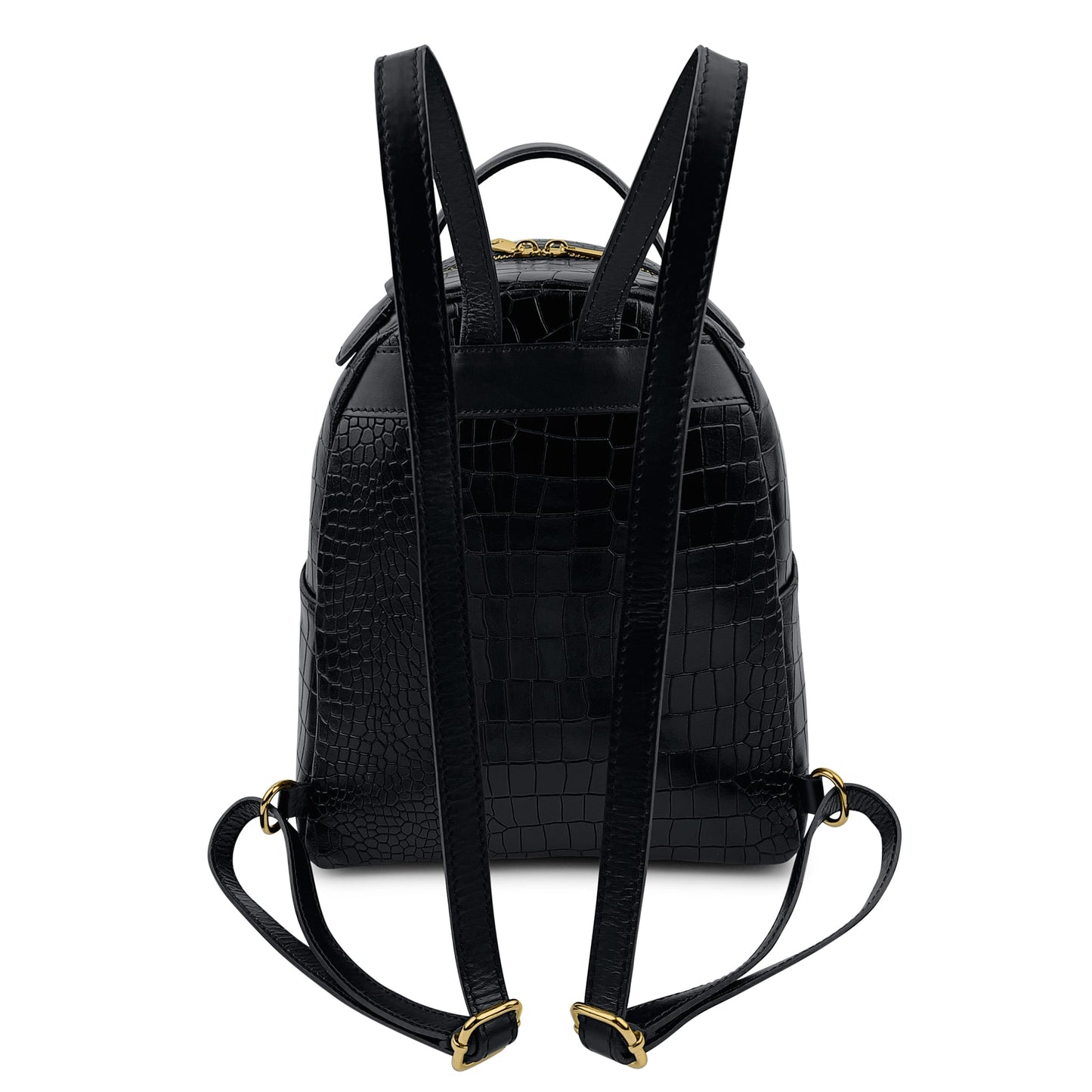 Parubi, Zaino Donna, In Vera Pelle Grana Dollaro, Made in Italy, Modello Amelia