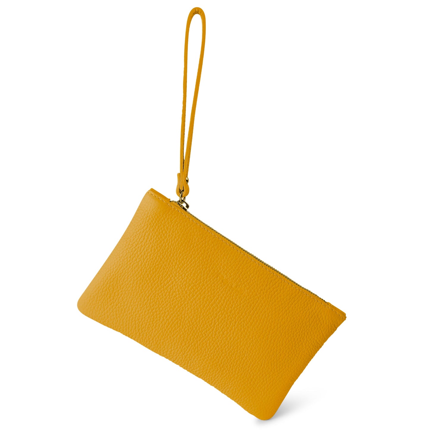 Pochette Donna a Mano, In Vera Pelle, Made in Italy, Modello Aura