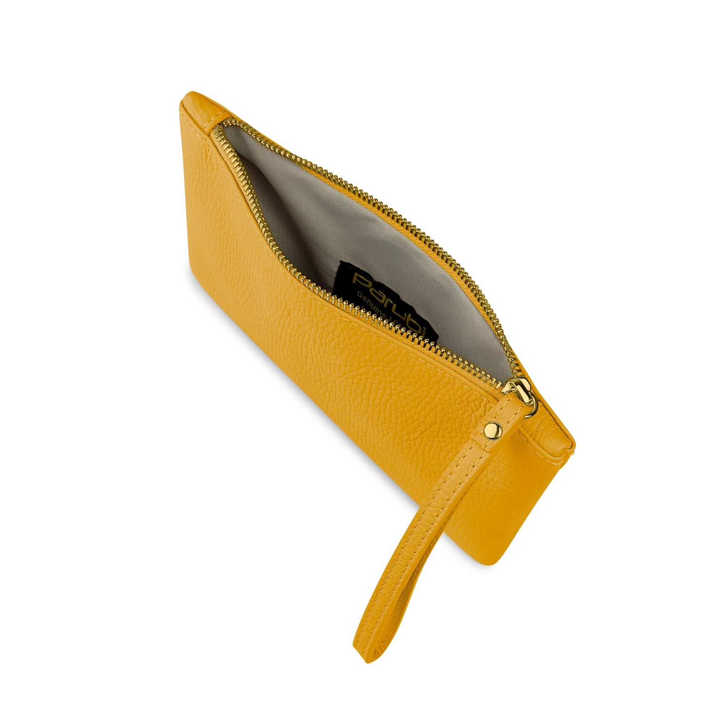 Pochette Donna a Mano, In Vera Pelle, Made in Italy, Modello Aura