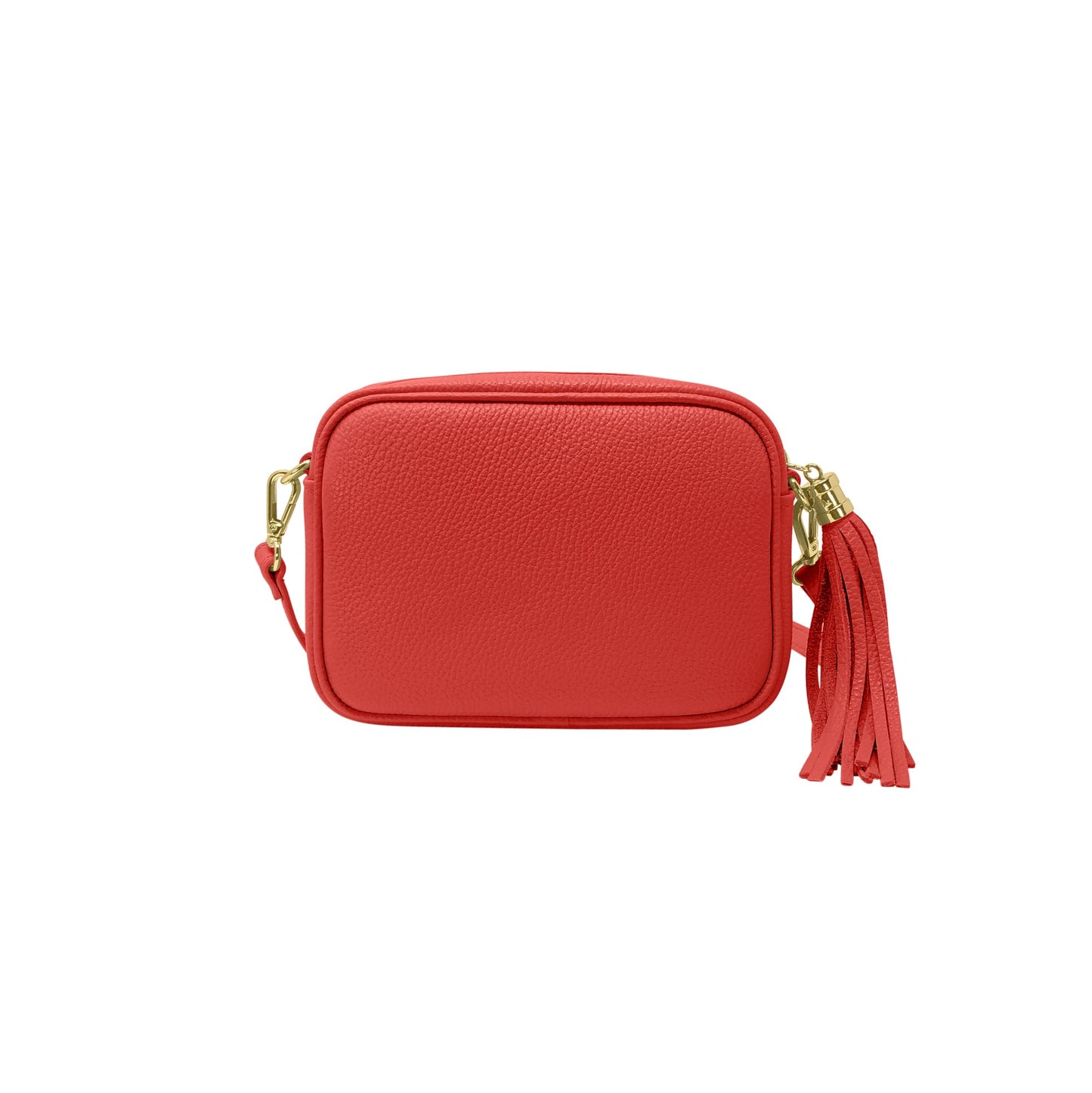 Borsa Donna a Tracolla Rosso, In Vera Pelle, Made in Italy, Anastasia