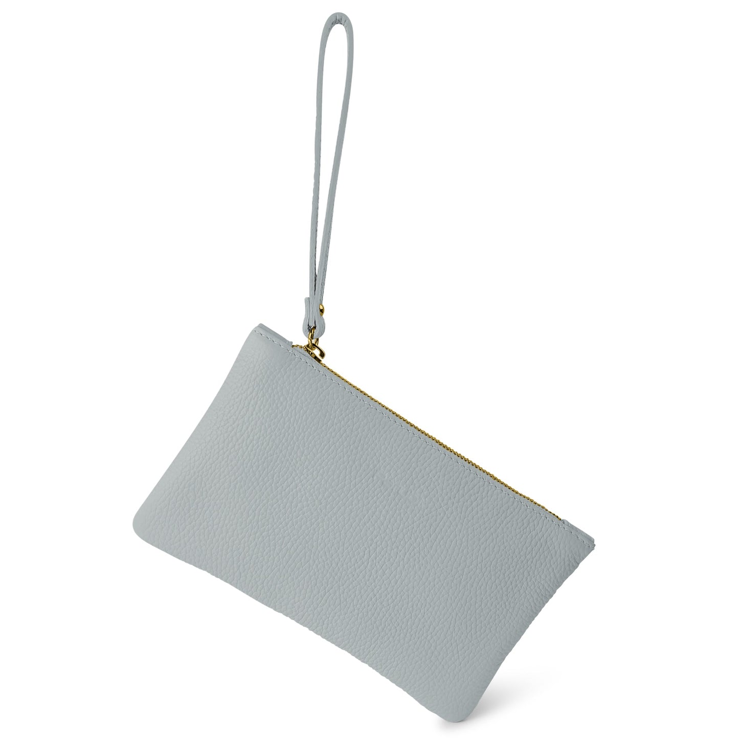 Pochette Donna a Mano, In Vera Pelle, Made in Italy, Modello Aura