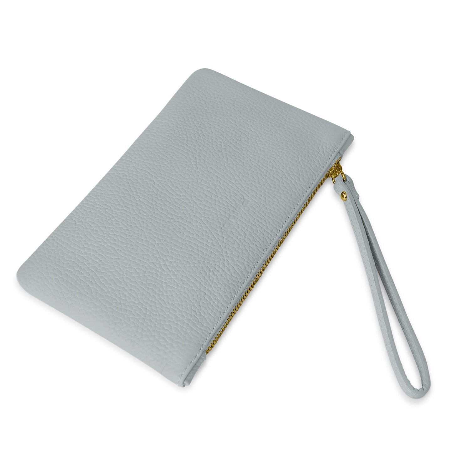 Pochette Donna a Mano, In Vera Pelle, Made in Italy, Modello Aura