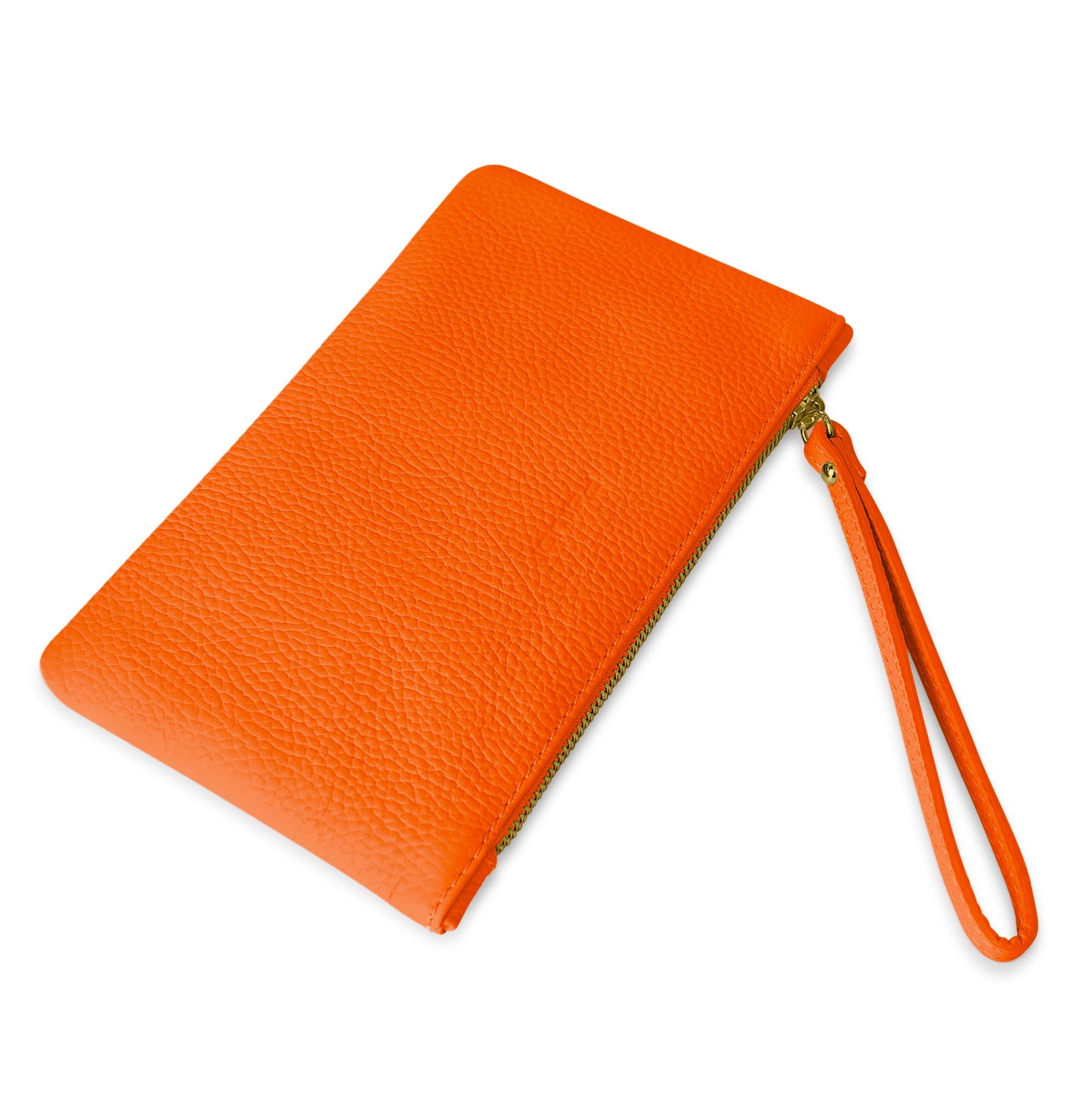 Pochette Donna a Mano, In Vera Pelle, Made in Italy, Modello Aura