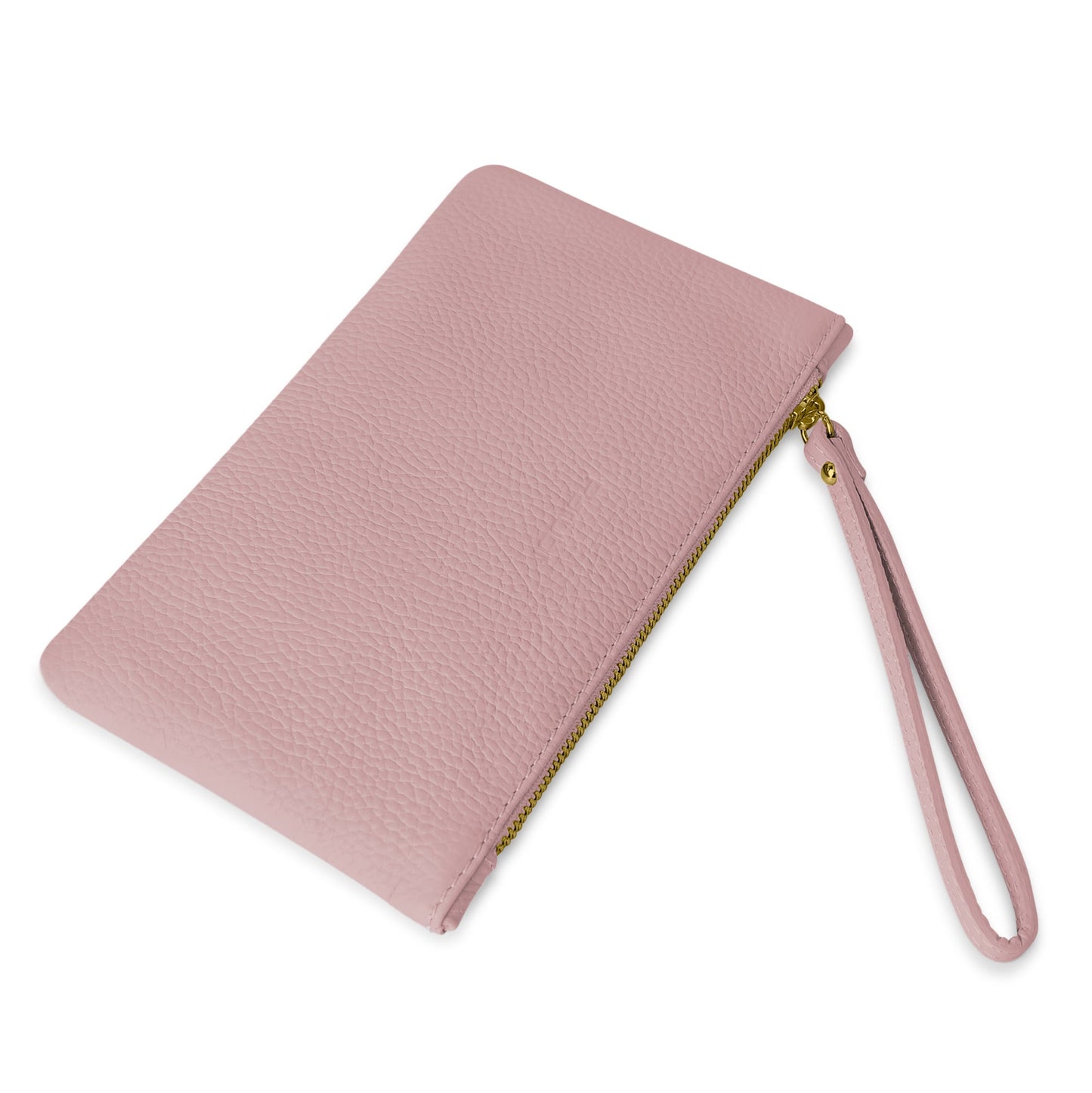 Pochette Donna a Mano, In Vera Pelle, Made in Italy, Modello Aura