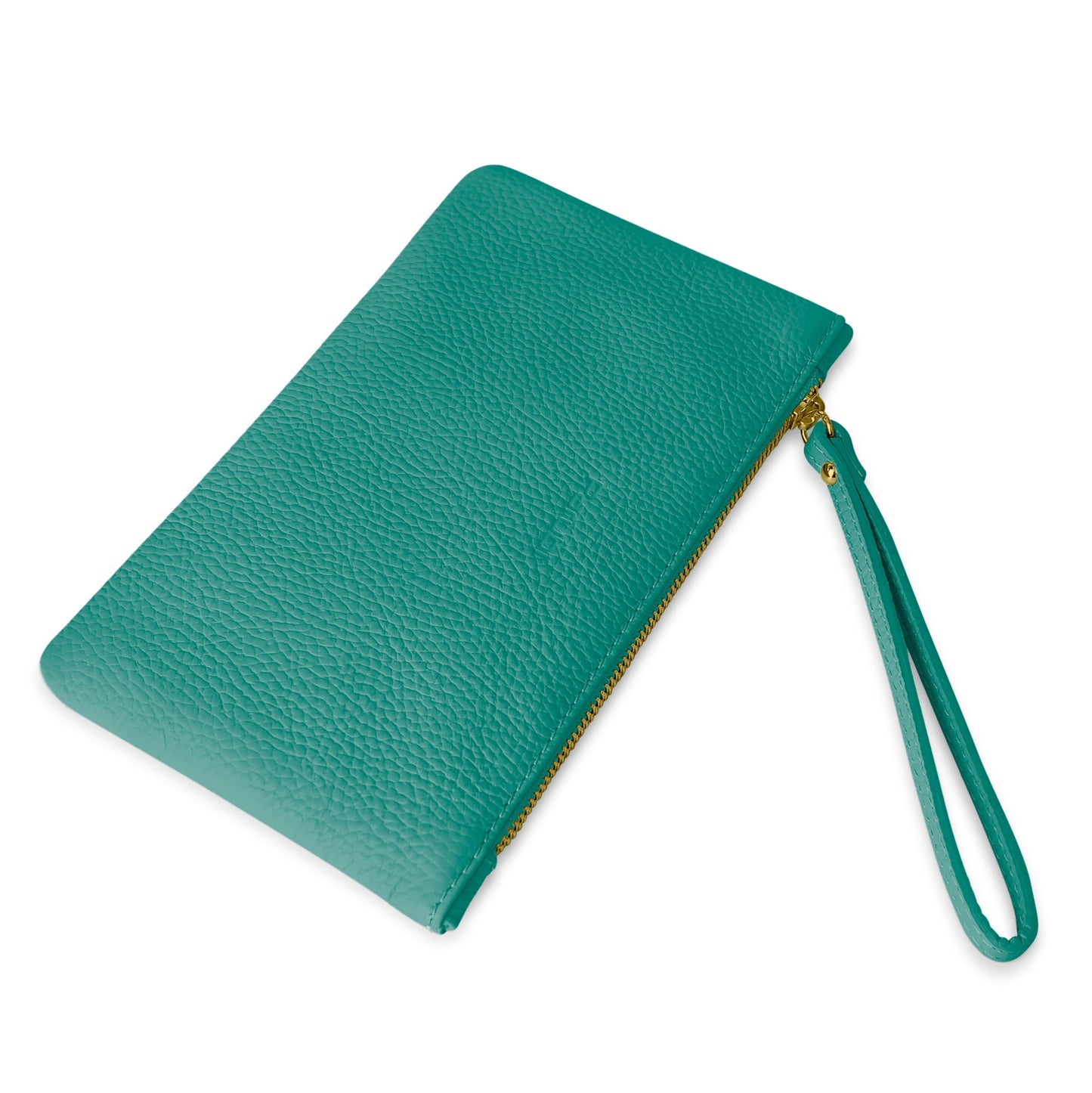 Pochette Donna a Mano, In Vera Pelle, Made in Italy, Modello Aura