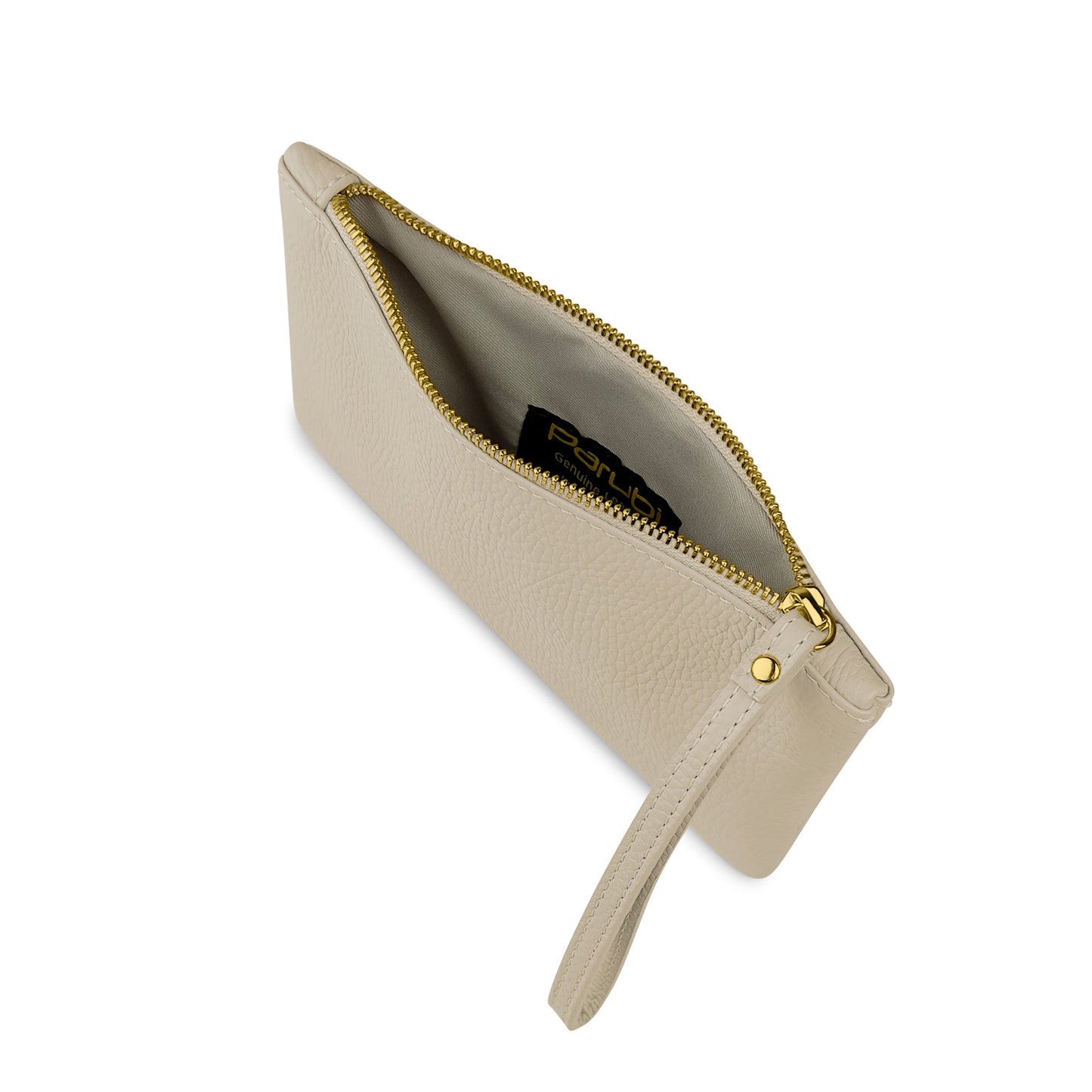 Pochette Donna a Mano, In Vera Pelle, Made in Italy, Modello Aura