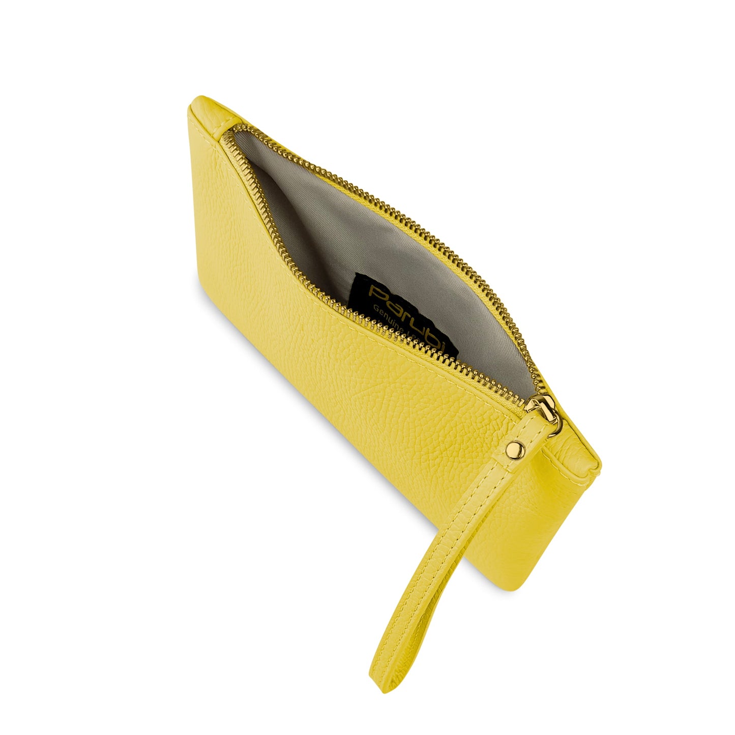 Pochette Donna a Mano, In Vera Pelle, Made in Italy, Modello Aura