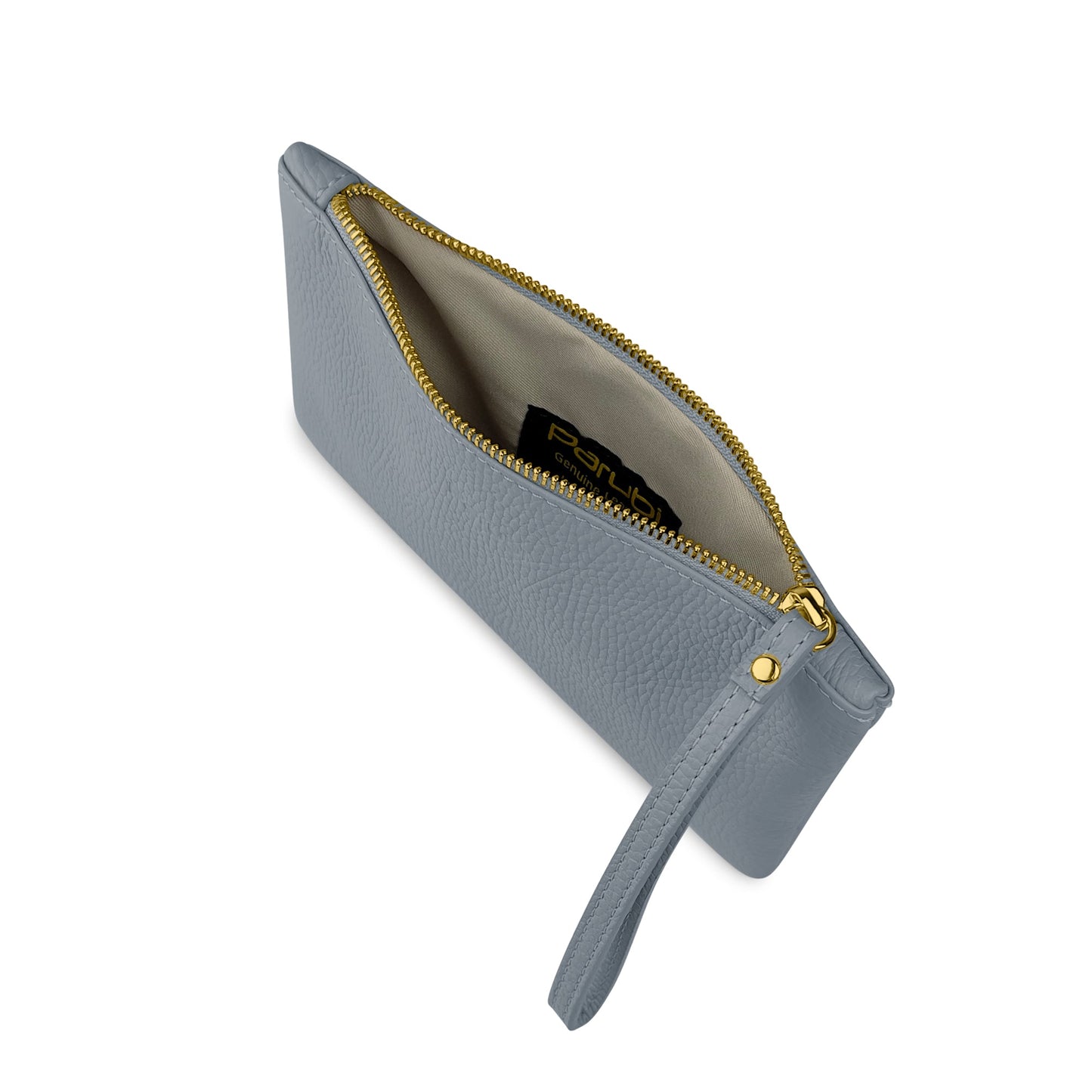 Pochette Donna a Mano, In Vera Pelle, Made in Italy, Modello Aura