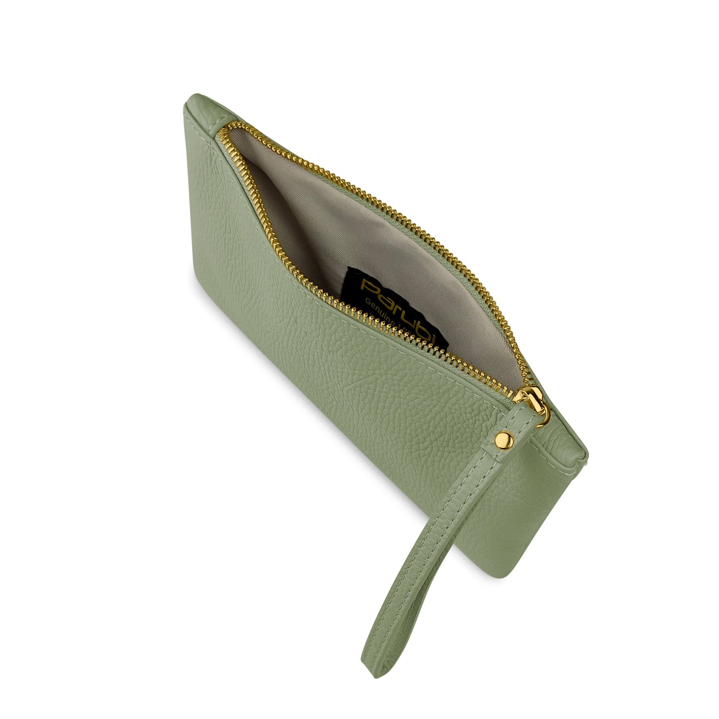 Pochette Donna a Mano, In Vera Pelle, Made in Italy, Modello Aura