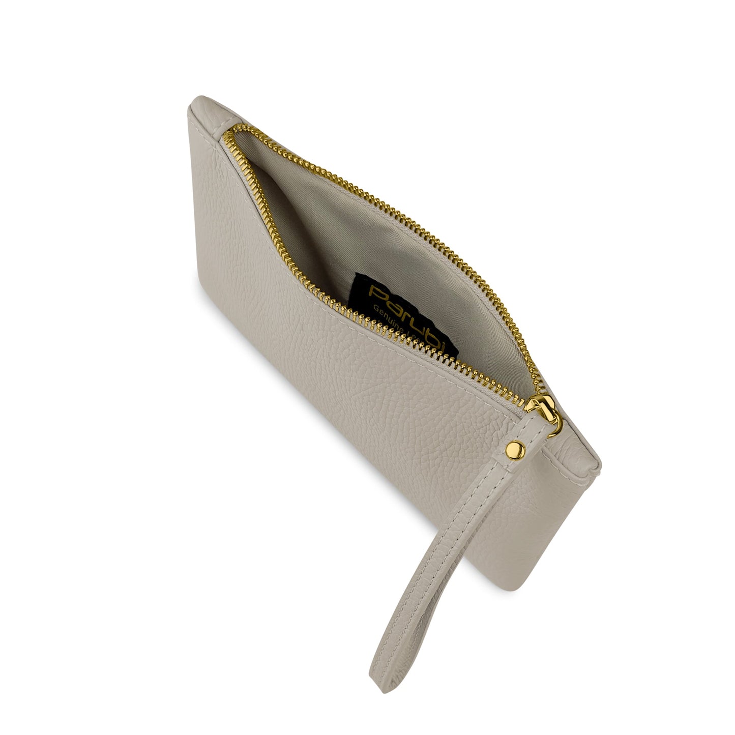 Pochette Donna a Mano, In Vera Pelle, Made in Italy, Modello Aura