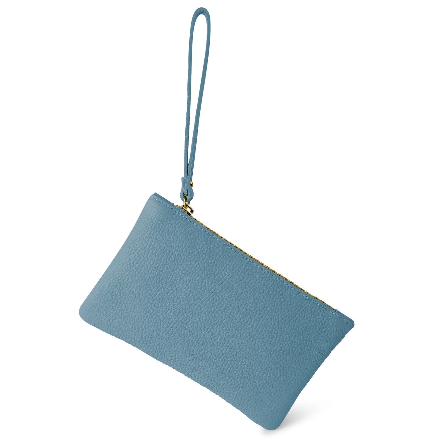 Pochette Donna a Mano, In Vera Pelle, Made in Italy, Modello Aura