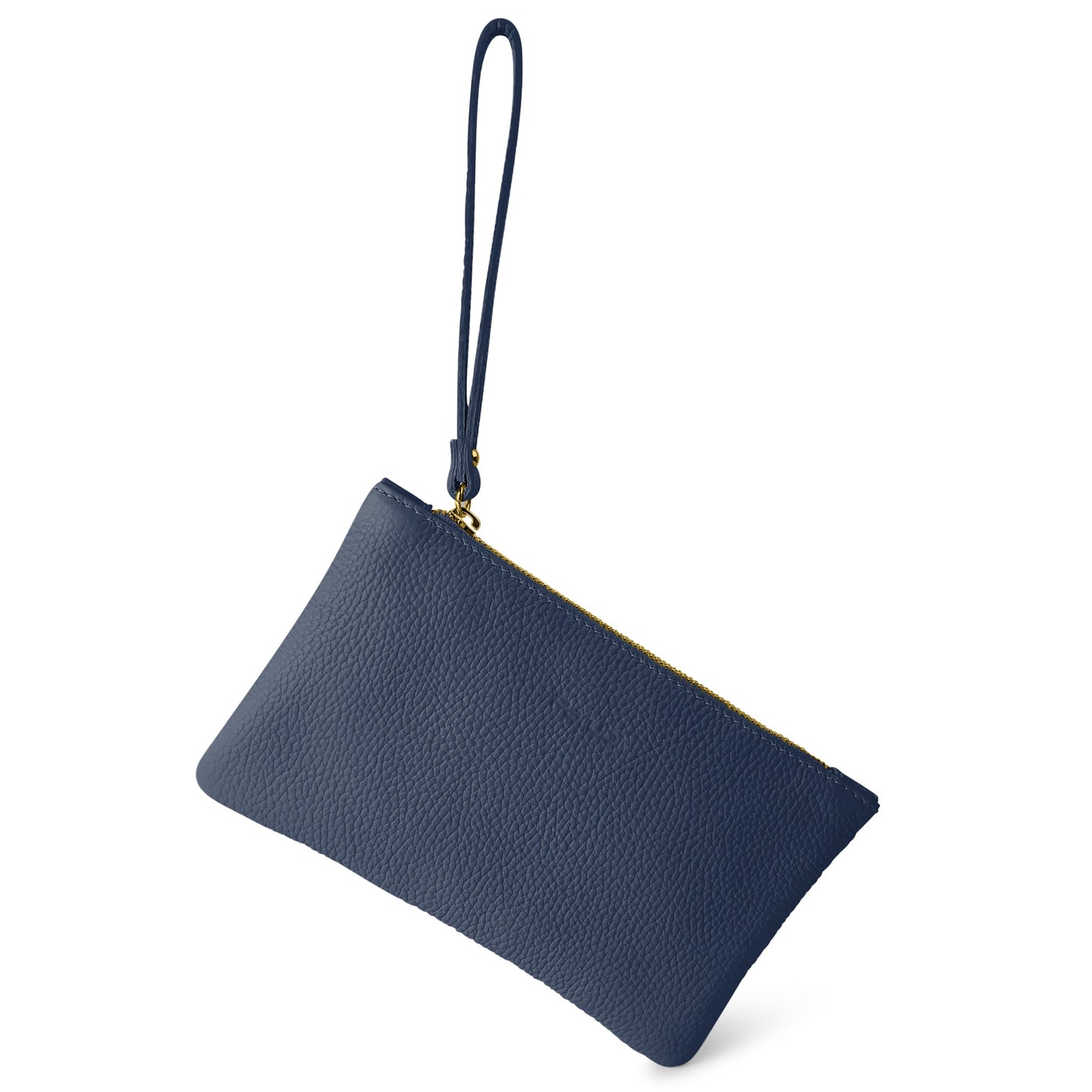 Pochette Donna a Mano, In Vera Pelle, Made in Italy, Modello Aura