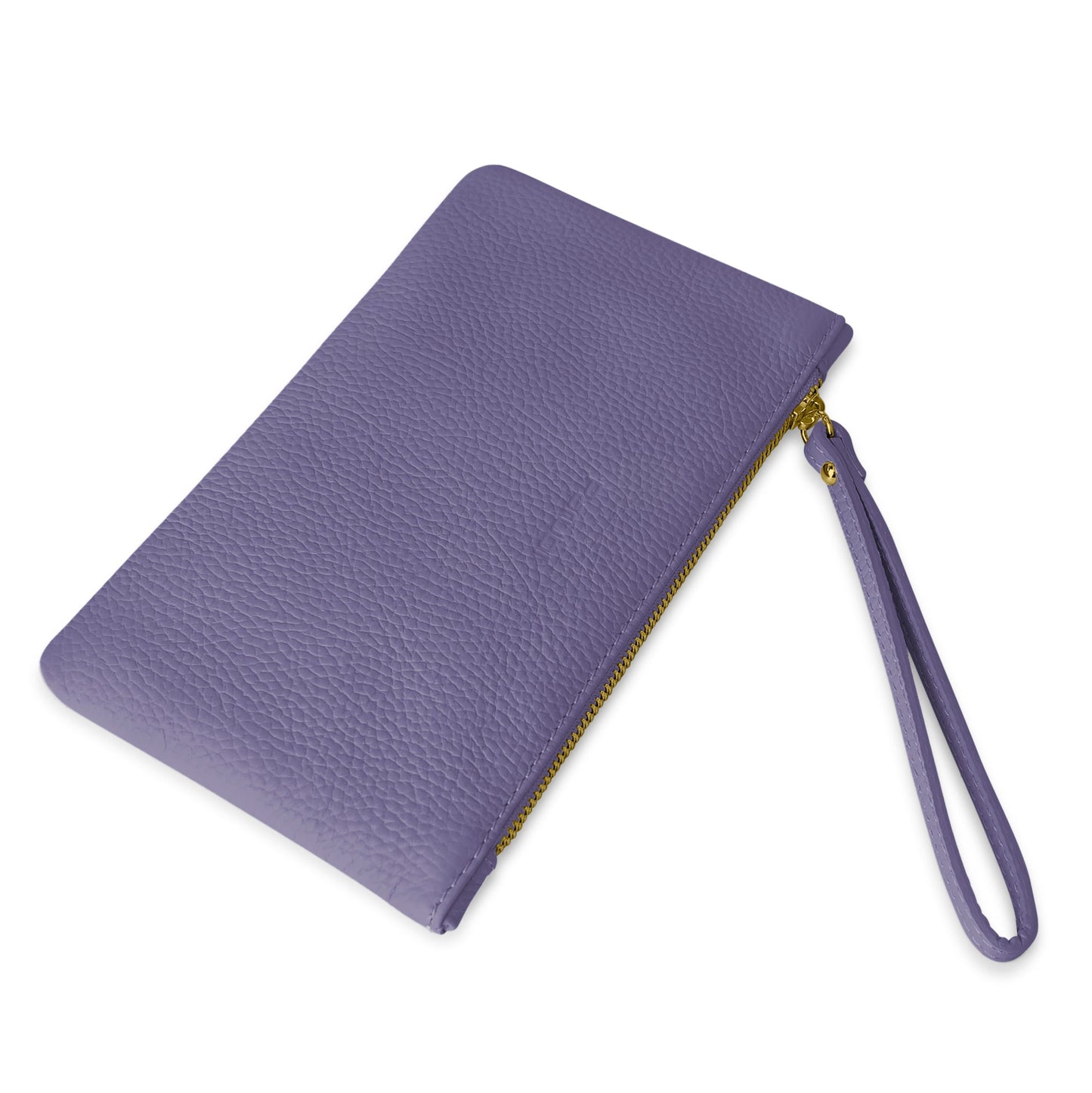 Pochette Donna a Mano, In Vera Pelle, Made in Italy, Modello Aura