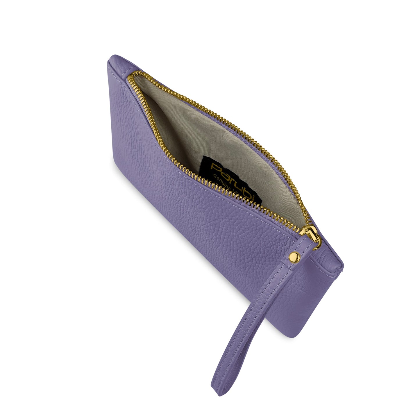 Pochette Donna a Mano, In Vera Pelle, Made in Italy, Modello Aura