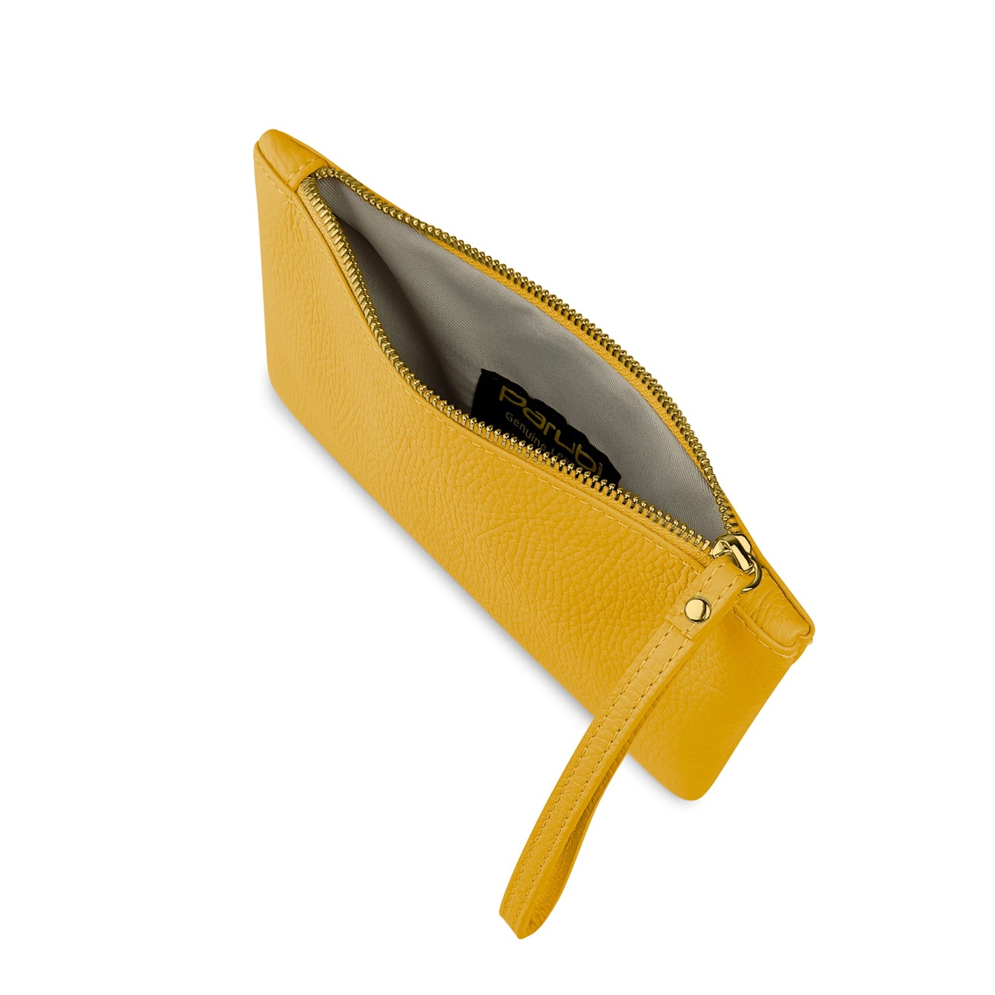 Pochette Donna a Mano, In Vera Pelle, Made in Italy, Modello Aura