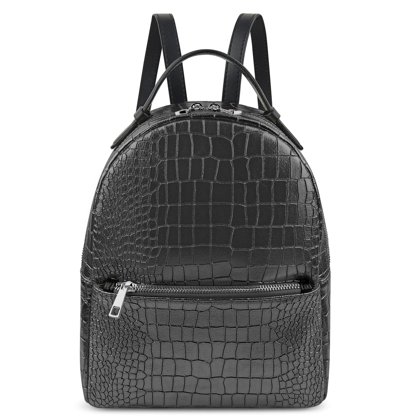 Parubi, Zaino Donna, In Vera Pelle Grana Dollaro, Made in Italy, Modello Amelia