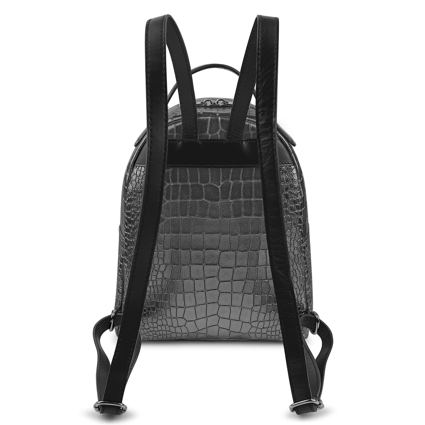 Parubi, Zaino Donna, In Vera Pelle Grana Dollaro, Made in Italy, Modello Amelia