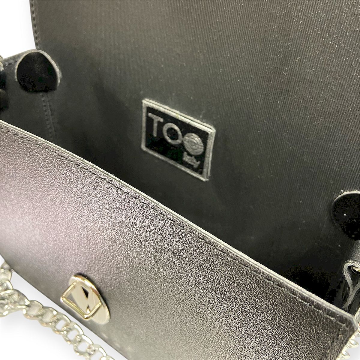 Chicca Maxi Satinato - Borsa donna a tracolla in pelle artificiale