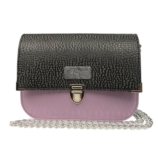 Chicca Maxi Lilla - Borsa donna a tracolla in pelle artificiale