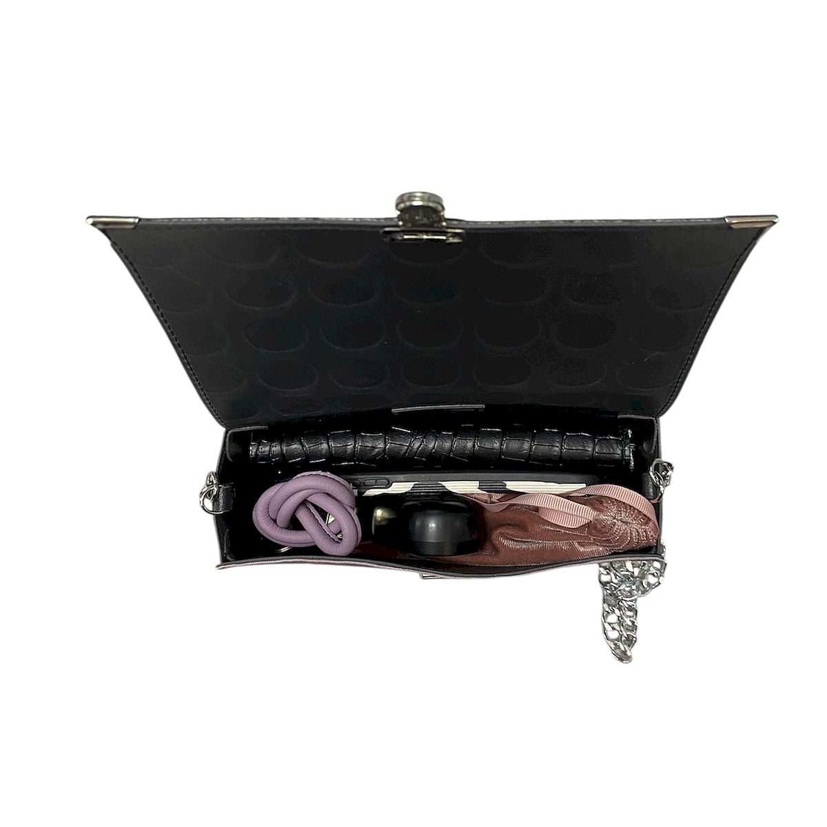 Chicca Maxi Lilla - Borsa donna a tracolla in pelle artificiale