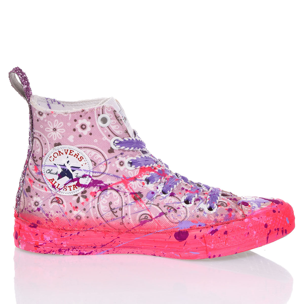 Converse Pink Paisley
