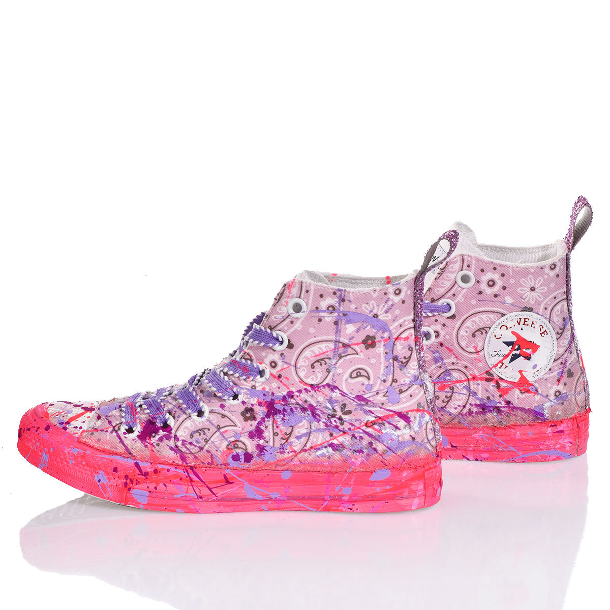 Converse Pink Paisley