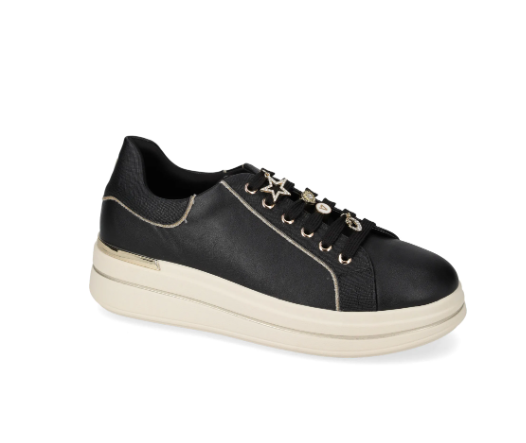 VALLEVERDE  SCARPE CASUAL DONNA nero MADE IN ITALY