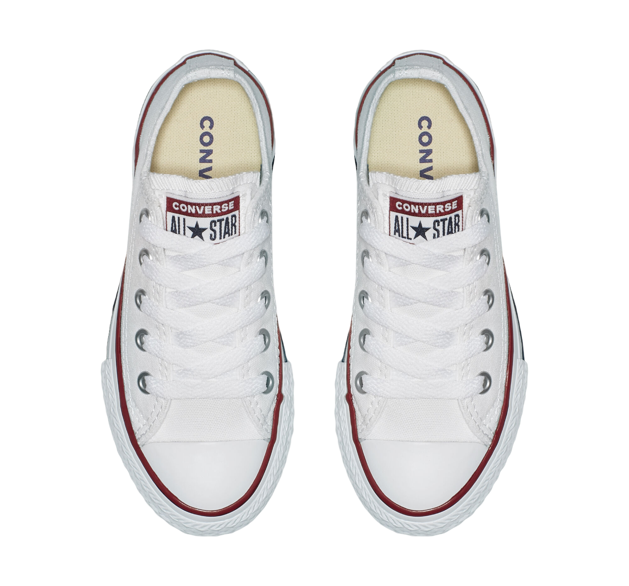Converse All Star Chuck Taylor 3J256C Junior Bianca - Sneakers Bassa Bambini