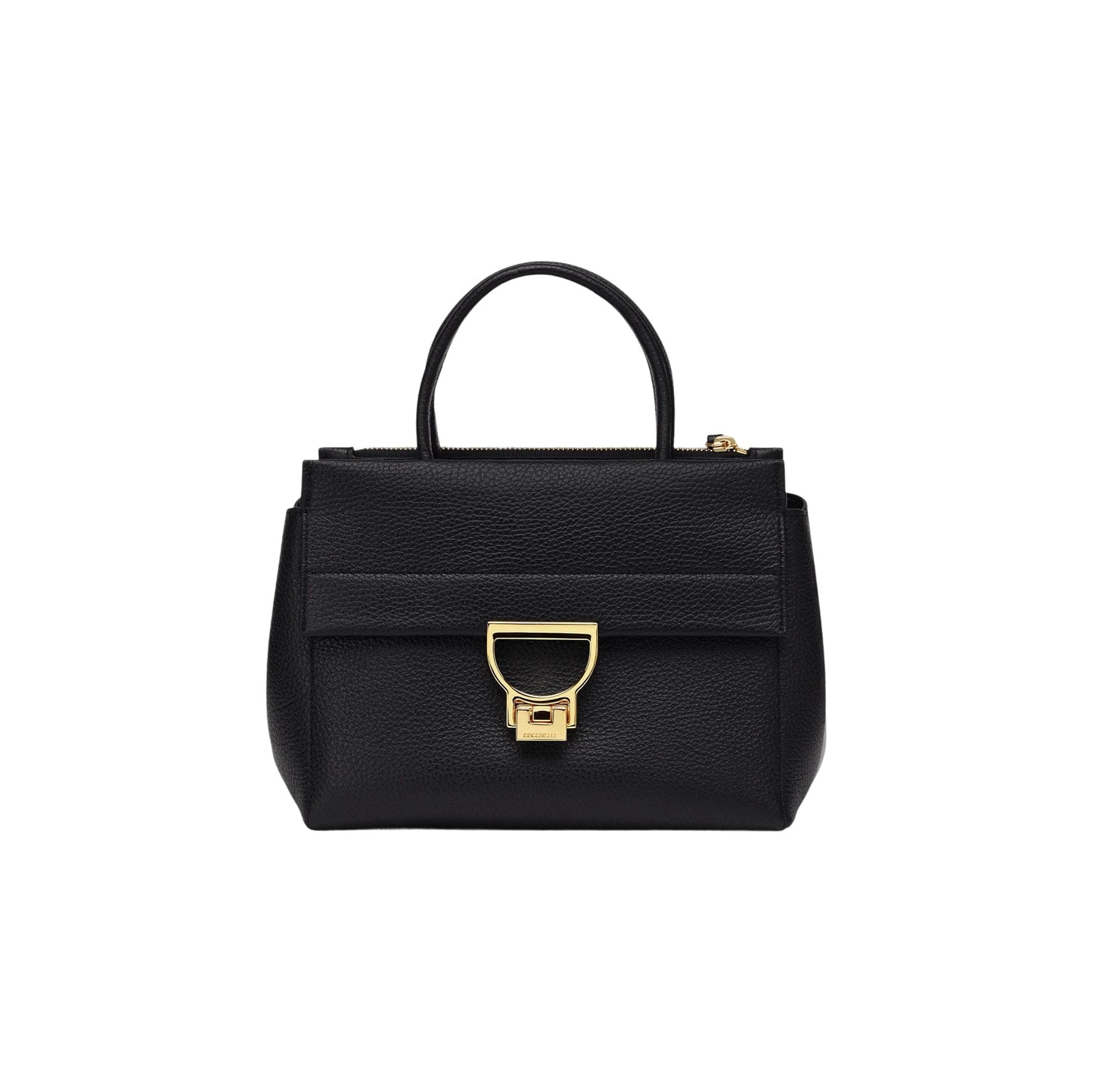 COCCINELLE Borsa Donna a Mano con Tracolla Nera, In Vera Pelle ,Arlettis Medium