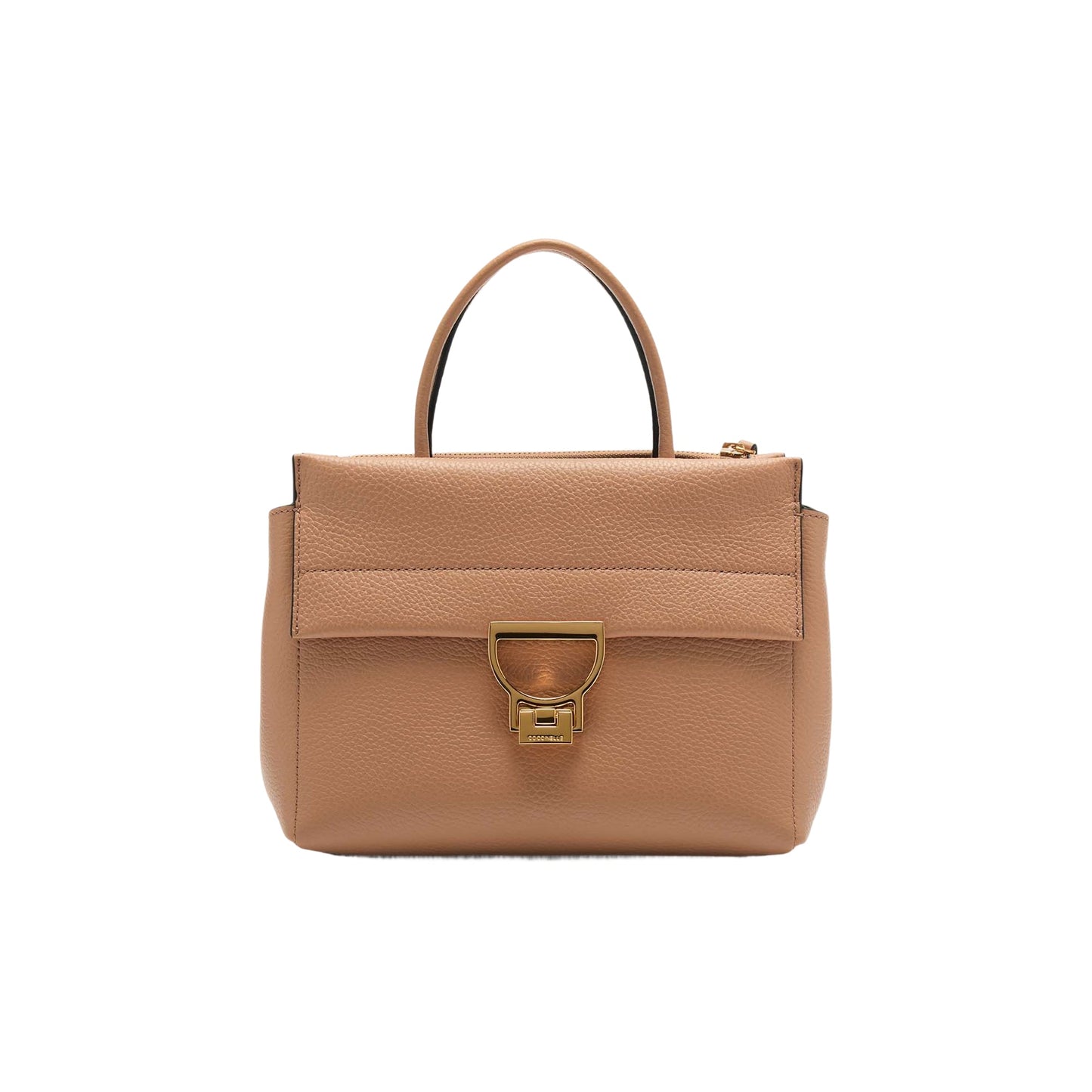 COCCINELLE Borsa Donna a Mano con Tracolla Marrone, In Vera Pelle, Arlettis Medium