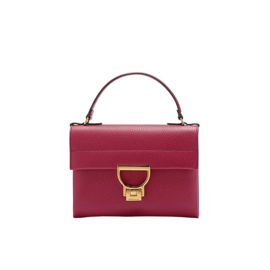 COCCINELLE Borsa Donna a Mano Rossa Clutch con Tracolla, In Vera Pelle, Arlettis Mini