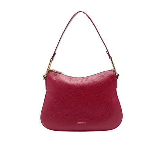 COCCINELLE Borsa Donna a Spalla con Tracolla Rossa, In Vera Pelle, Magie Soft Small