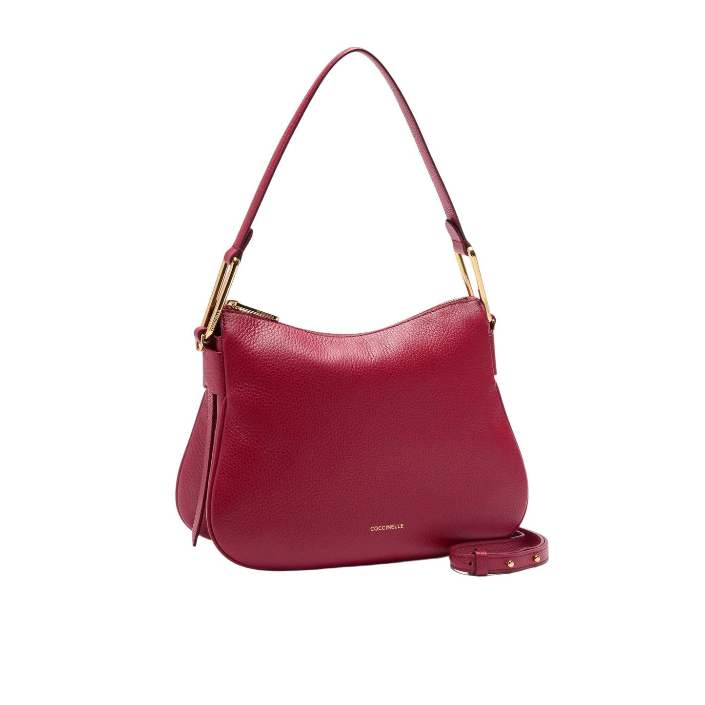 COCCINELLE Borsa Donna a Spalla con Tracolla Rossa, In Vera Pelle, Magie Soft Small