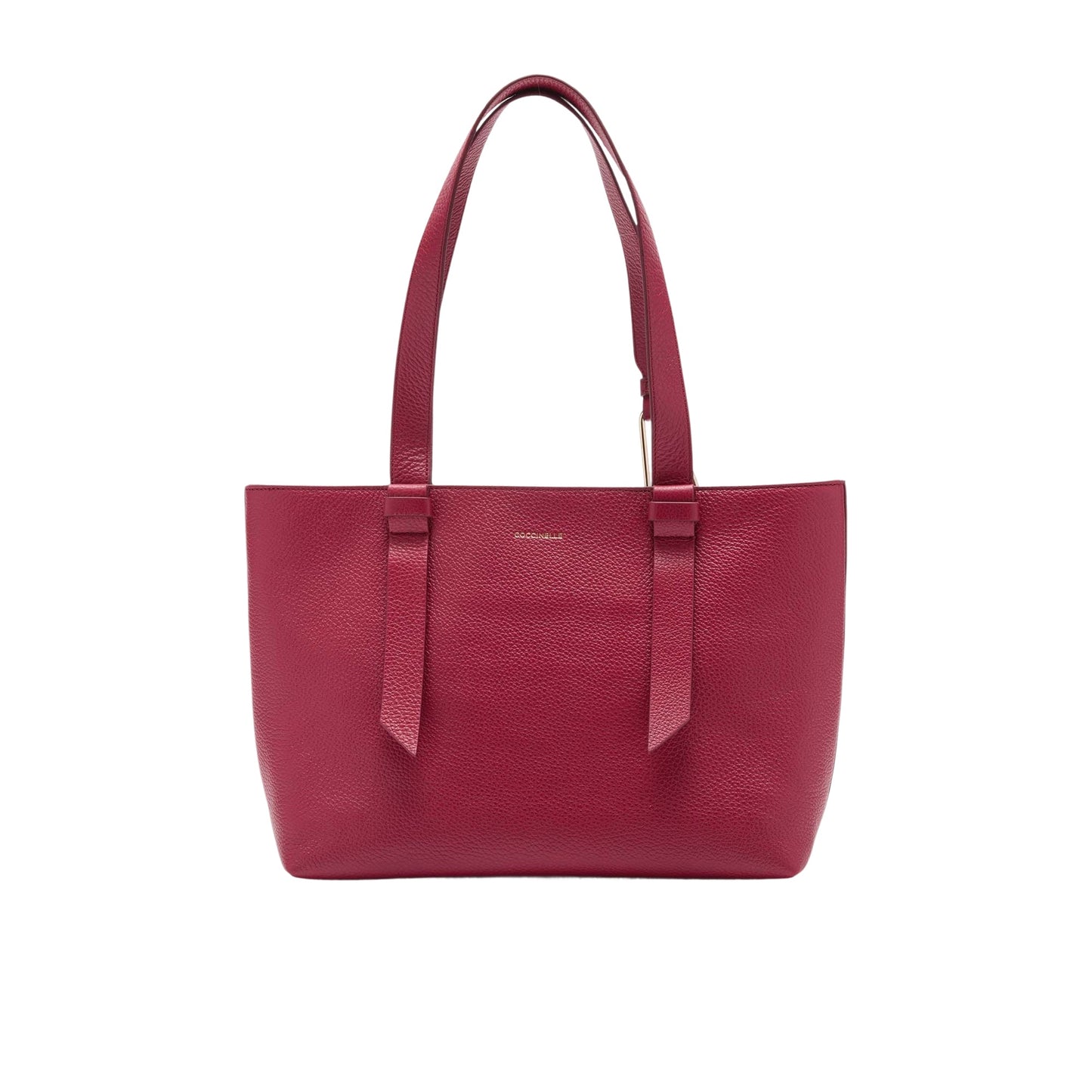 COCCINELLE Borsa Donna a Spalla Rossa, in Vera Pelle, Malory Medium