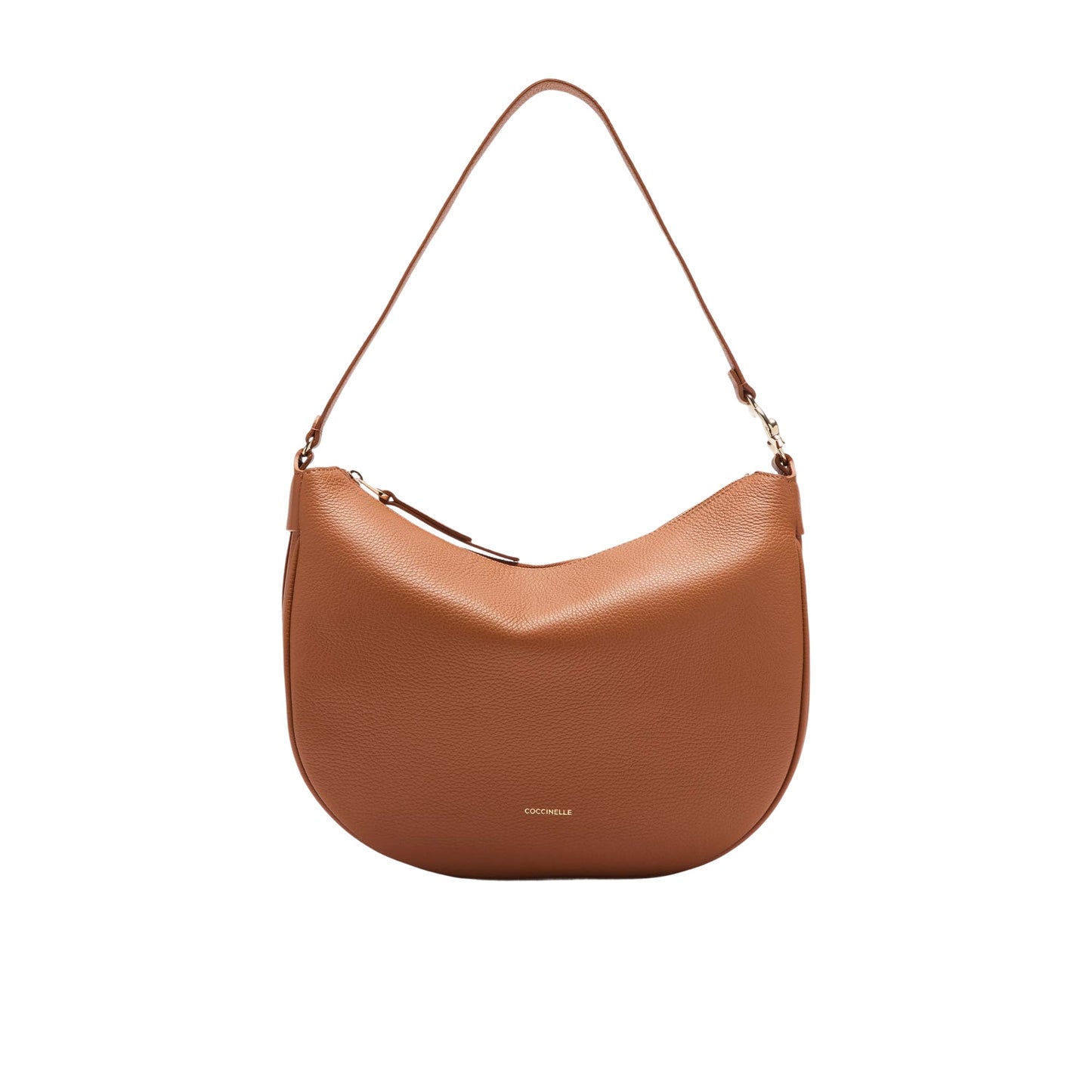 COCCINELLE Borsa Donna Hobo a Spalla Marrone, In Vera Pelle, C-Easy Medium