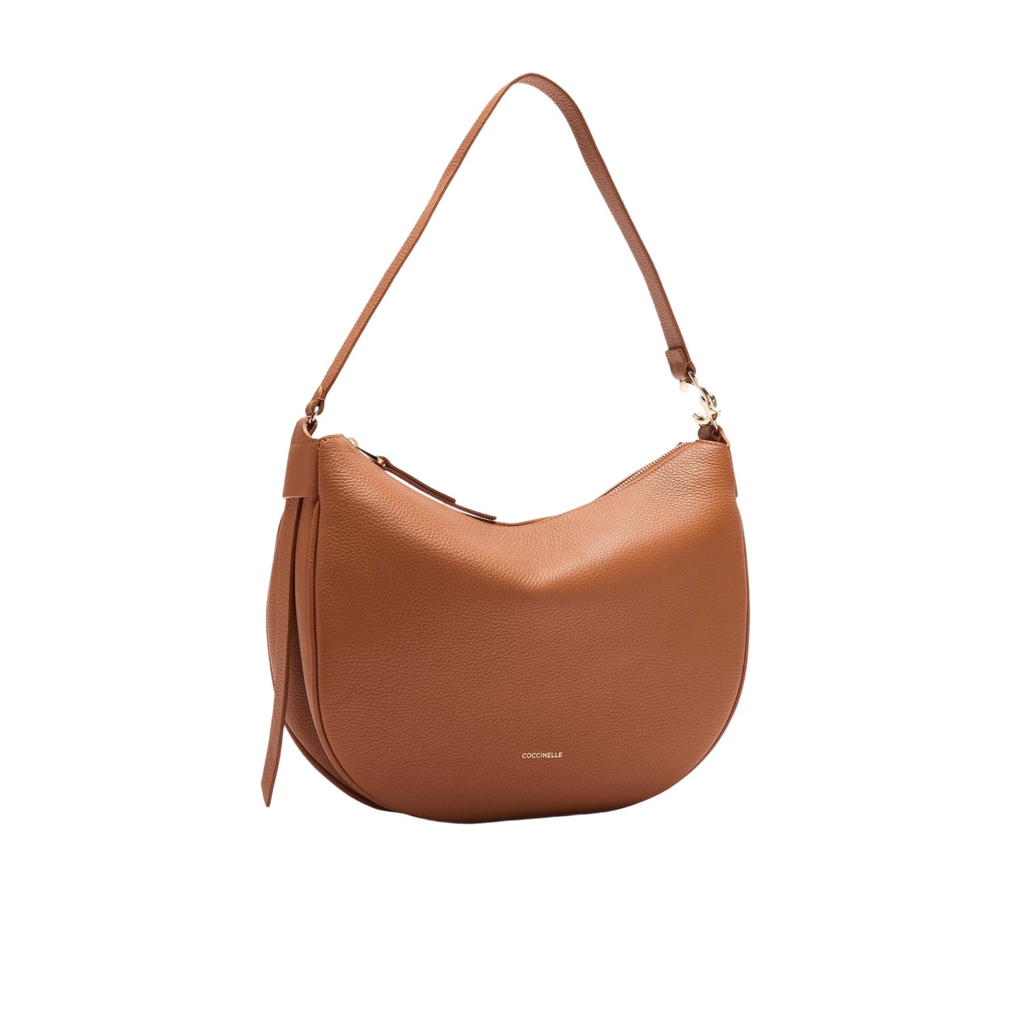 COCCINELLE Borsa Donna Hobo a Spalla Marrone, In Vera Pelle, C-Easy Medium