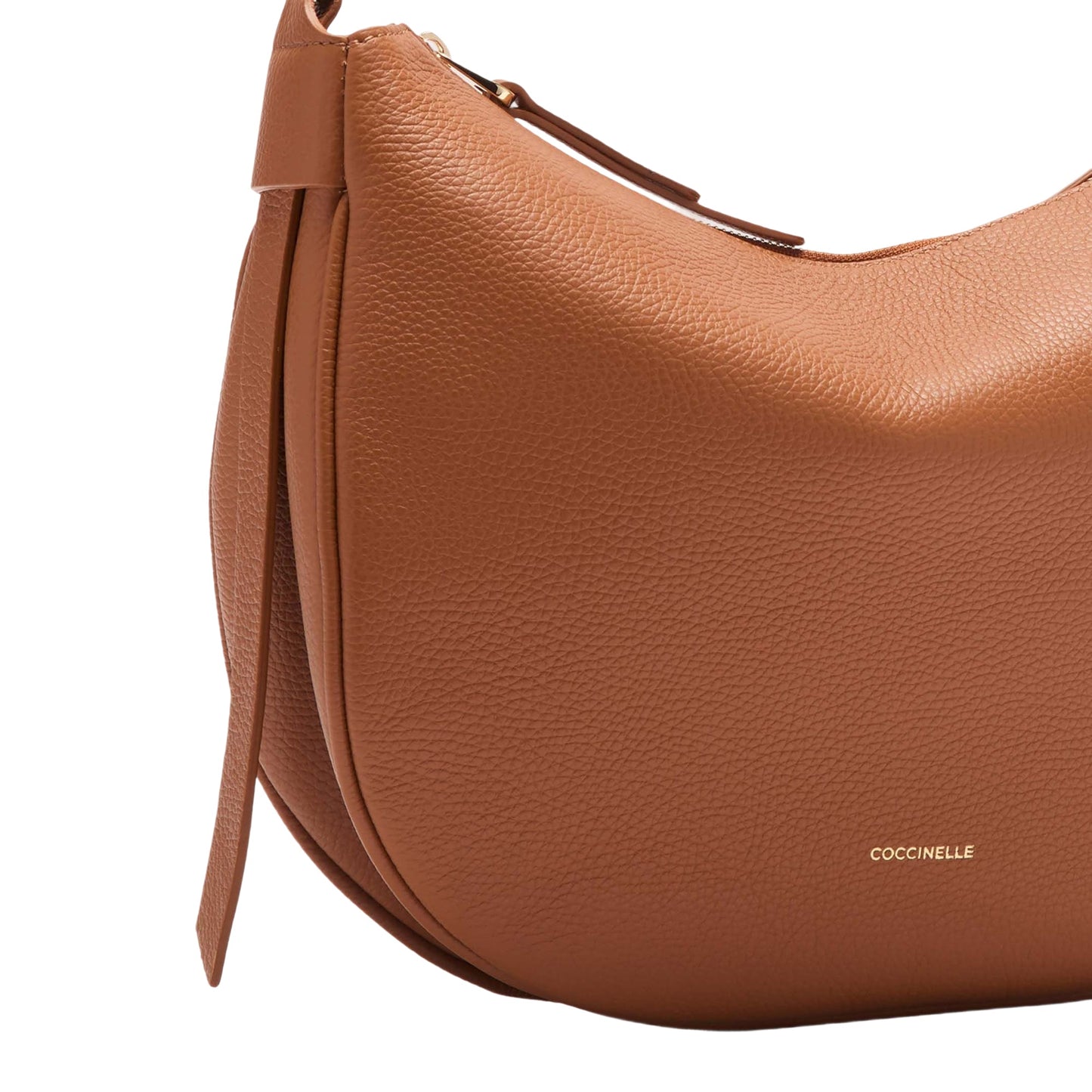 COCCINELLE Borsa Donna Hobo a Spalla Marrone, In Vera Pelle, C-Easy Medium