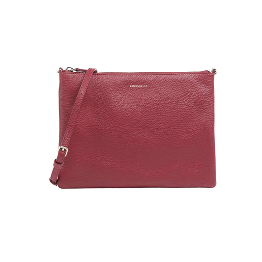 COCCINELLE Borsa Donna a Tracolla Rossa, In Vera Pelle, Best Crossbody Medium