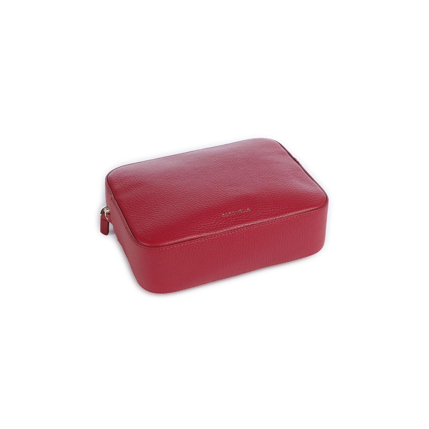 COCCINELLE Borsa Donna a Tracolla Rossa, In Vera Pelle, Tebe Large